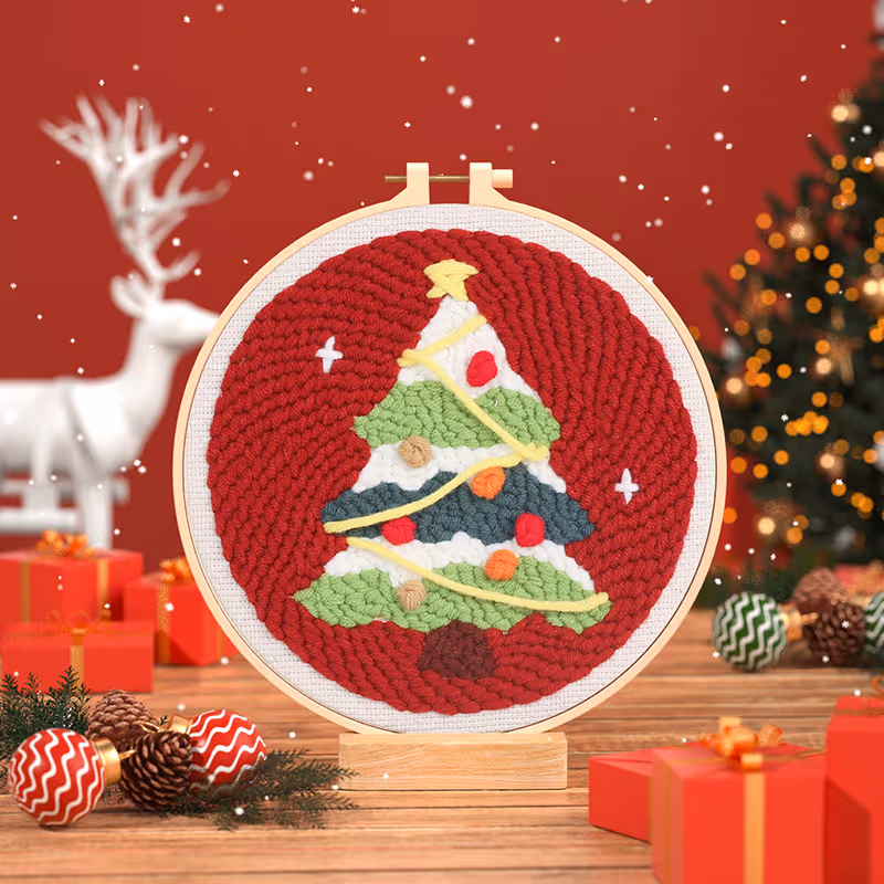 Embroidery Starter Kit with Embroidery Hoop and Needle fit for Beginner